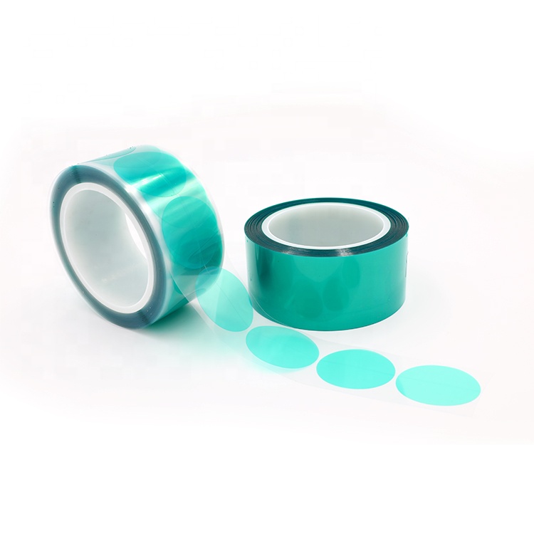 Wholesale Price High Temperature Polyester Film Pet Green Masking Dots Insulation Tape